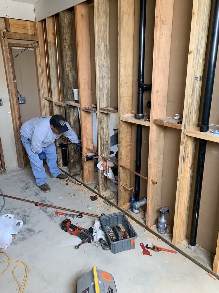 Commercial rough-in plumbing for Commercial Plumbing in Suffield